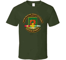 Load image into Gallery viewer, DUI - 504th Military Police Battalion w SVC Ribbon T Shirt
