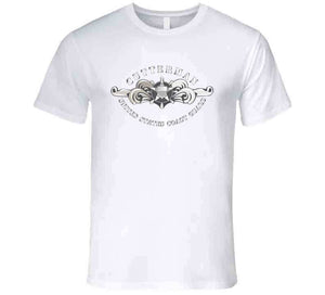 Uscg - Cutterman Badge - Enlisted - Silver T Shirt