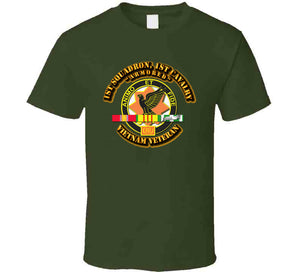 1st Squadron - 1st Cavalry with service Ribbon T Shirt,Premium and Hoodie