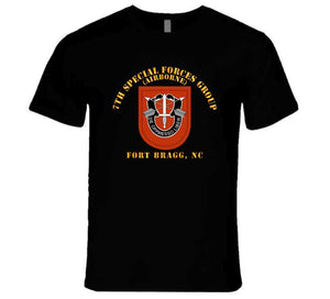 Army - 7th Special Forces Group W Flash - Fbnc T Shirt