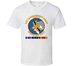 AAC - 91st Bombardment Group, Eighth Air Force, World War II with European Theater Service Ribbons - T Shirt, Premium and Hoodie