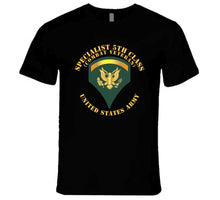 Load image into Gallery viewer, Army - Specialist 5th Class - Sp5 - Combat Veteran - V1 T Shirt
