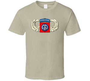 82nd Airborne Division - SSI - Wings T Shirt
