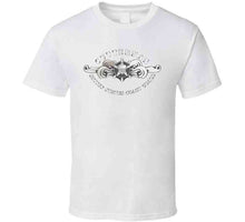 Load image into Gallery viewer, Uscg - Cutterman Badge - Enlisted - Silver T Shirt
