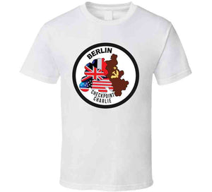 Berlin - Checkpoint Charlie - Round - Bright X 300 Classic T Shirt