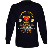 Load image into Gallery viewer, Usmc - Cold War Vet - 7th Marines W Cold Svc X 300 T Shirt
