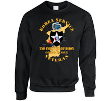 Load image into Gallery viewer, Army - Korea Service Vet - 2nd Infantry Div - Second To None T Shirt
