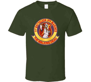 Usmc - 1st Bn 9th Marines Wo Txt T Shirt