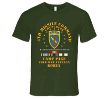 Load image into Gallery viewer, Army - 4th Missile Command - Camp Page - Chuncheon, Korea - Cold War Veteran X 300 T Shirt
