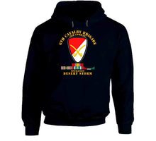 Load image into Gallery viewer, 6th Cavalry Brigade - Desert Storm with Desert Storm Service Ribbons - Classic, Hoodie, Premium
