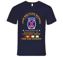 Load image into Gallery viewer, 10th Mountain Division - Climb To Glory - Reforger 90, Centurion Shield  - Cold X 300 T Shirt
