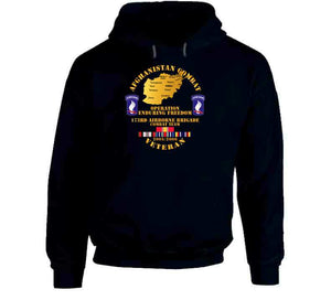 Army - Afghanistan Veteran, 173rd Airborne Brigade, Operation Enduring Freedom, (2005-2006) Hoodie