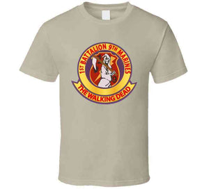 Usmc - 1st Bn 9th Marines Wo Txt T Shirt