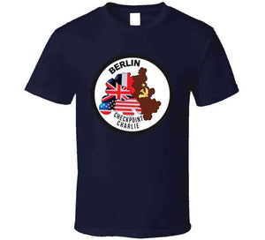 Berlin - Checkpoint Charlie - Round - Bright X 300 Classic T Shirt