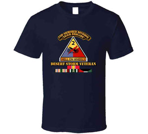 2nd Armored Division - Desert Storm Veteran T Shirt