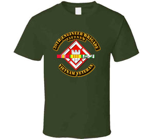 20th Engineer Brigade, with Vietnam Service Ribbon - T Shirt, Hoodie, and Premium