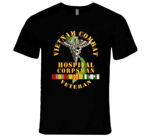 Usn  - Usmc - Vietnam Combat Veteran Hospital Corpsman  X 300 T Shirt