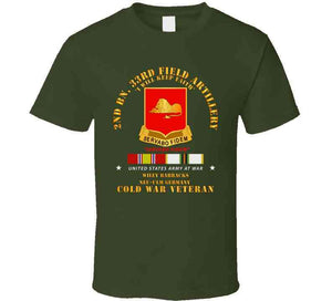 Army - 2nd Bn 33rd Fa - New Ulm Germany W Cold War Svc T Shirt