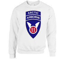 Load image into Gallery viewer, 11th Airborne Division W Arctic Tab Wo Txt X 300 Long Sleeve T Shirt
