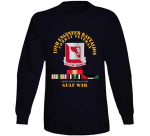 Army - 19th Engineer Battalion - Gulf War W Svc Classic T Shirt, Crewneck Sweatshirt, Hoodie, Long Sleeve, Mug