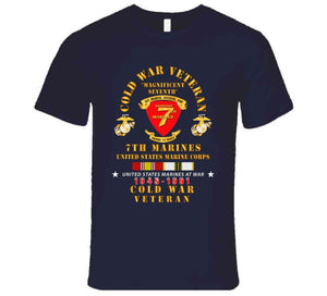 Usmc - Cold War Vet - 7th Marines W Cold Svc X 300 T Shirt