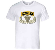 Load image into Gallery viewer, Airborne Badge - Ranger Tab T Shirt
