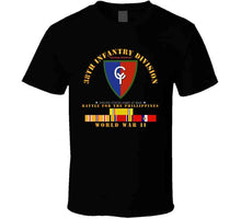 Load image into Gallery viewer, Army - 38th Infantry Division with  WWII (Pacific Theater) Service Ribbons - T Shirt, Premium and Hoodie
