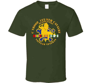 Army - C Troop, 1st-9th Cavalry - Headhunters - Vietnam Vet W Vn Svc X 300 T Shirt