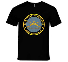 Load image into Gallery viewer, Army - 25th Infantry Regiment - Fort Missoula, Mt - Buffalo Soldiers W Inf Branch V1 T Shirt
