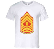 Load image into Gallery viewer, Usmc - Enlisted Insignia - E9 - Master Gunnery Sergeant (mgysgt) - Dress Blue - Bottom Txt T X 300 T Shirt
