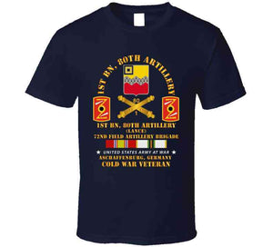 Army - 1st Battalion 80th Artillery - 72nd Field Artillery Brigade - Aschaffenburg Family Readiness Group With Cold Service T Shirt, Premium and Hoodie