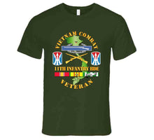 Load image into Gallery viewer, Army - Vietnam Combat Infantry Veteran W 11th Inf Bde Ssi V1 T Shirt
