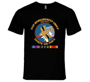 AAC - 91st Bombardment Group, Eighth Air Force, World War II with European Theater Service Ribbons - T Shirt, Premium and Hoodie