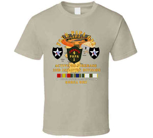 Army - 4p1 - Active Firebase - 2nd Id W Korea Svc T Shirt