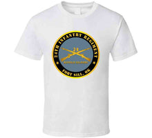 Load image into Gallery viewer, Army - 24th Infantry Regiment - Fort Sill, Ok - Buffalo Soldiers W Inf Branch T Shirt
