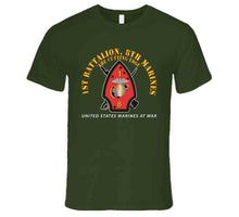 Load image into Gallery viewer, Usmc - 1st Bn, 8th Marines - The Cutting Edge - Marines At War X 300 T Shirt
