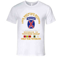 Load image into Gallery viewer, Army - 10th Mountain Division - Climb To Glory - Reforger 90, Centurion Shield  - Cold X 300 T Shirt
