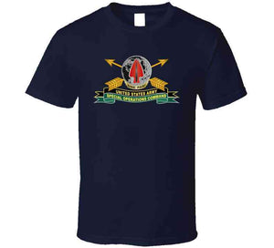 Army - Us Army Special Operations Command - Dui - New W Br - Ribbon X 300 T Shirt