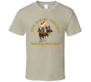 Army - 10th Cavalry Regiment W Cavalrymen - Buffalo Soldiers V1 Classic T Shirt