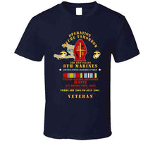 Load image into Gallery viewer, Usmc - Operation Secure Tomorow  - 3rd Bn, 8th Marines - W  Haiti - 2004 W Map W Afem X 300 T Shirt
