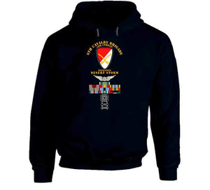 Army - 6th Cavalry Bde - Desert Storm W Ds Svc - Afem W Arrow - Special Long Sleeve, Classic and Hoodie, Premium