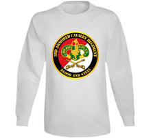 Load image into Gallery viewer, Army - 3rd Armored Cavalry Regiment Dui - Red White - Blood And Steel T Shirt
