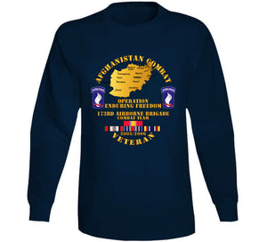 Army - Afghanistan Veteran, 173rd Airborne Brigade, Operation Enduring Freedom, (2005-2006) Long Sleeve