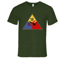 Load image into Gallery viewer, Army - 191st Tank Battalion with Shoulder Sleeve Insignia - T Shirt, Premium and Hoodie
