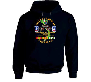 Vietnam Combat Veteran With N (November) Company (CO), 75th Infantry Ranger, 173rd Airborne Brigade T Shirt, Hoodie and Premium