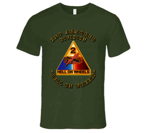 2nd Armored SSI - Hell on Wheels T Shirt