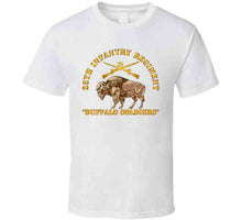 Load image into Gallery viewer, Army - 25th Infantry Regiment - Buffalor Soldiers W 25th Inf Branch Insignia T Shirt
