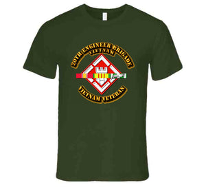 20th Engineer Brigade, with Vietnam Service Ribbon - T Shirt, Hoodie, and Premium