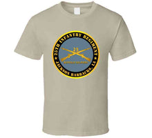 Load image into Gallery viewer, Army - 25th Infantry Regiment - Jackson Barracks, La - Buffalo Soldiers W Inf Branch T Shirt
