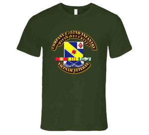 Company C, 52nd Infantry, with Vietnam Service Ribbons - T Shirt, Premium and Hoodie
